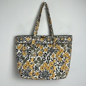 Vera Bradley Go Wild Over Multi-Color Quilted Retired Pattern Laptop Tote Bag